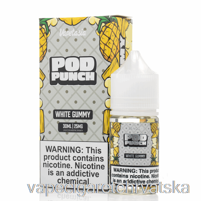Vape Hrvatska White Gummy - Vapetasia Pod Punch Soli - 30ml 50mg
